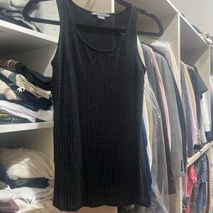 Black Sleeveless Tank Top